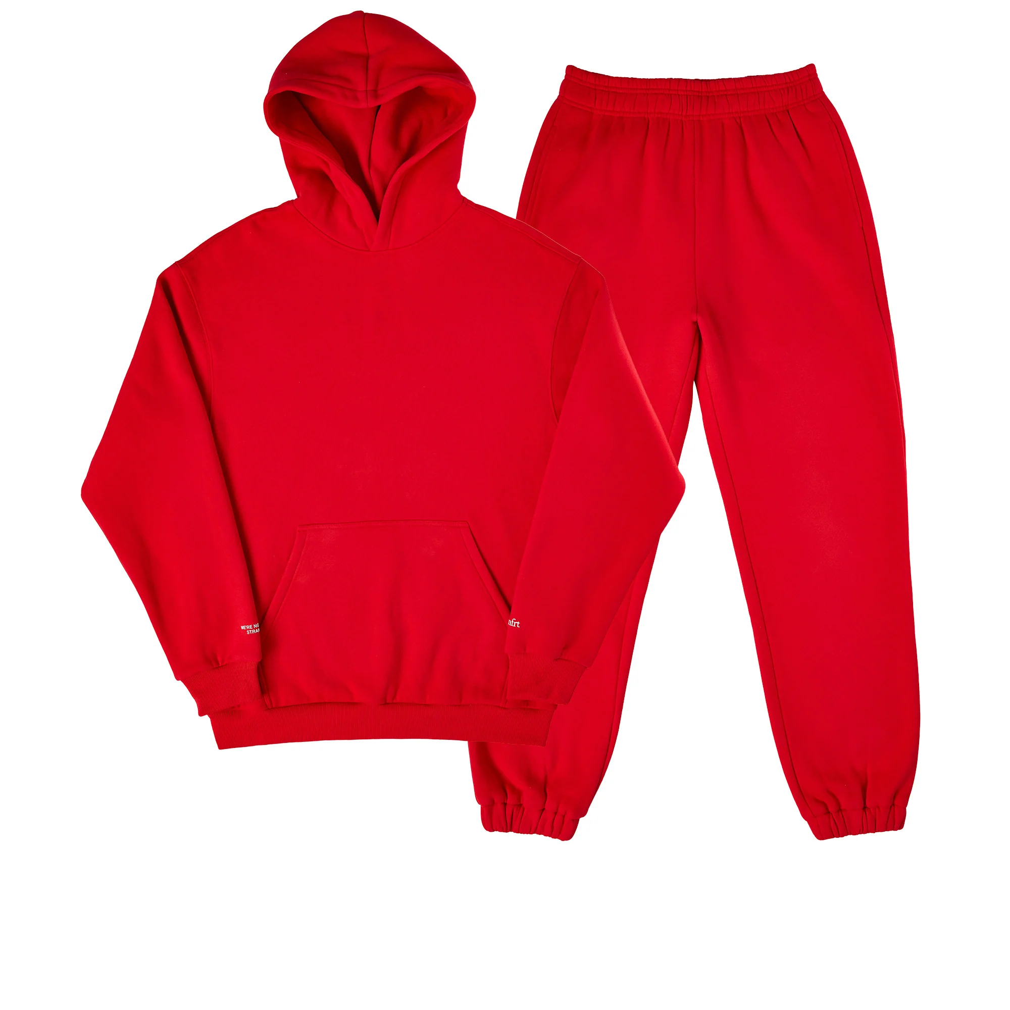 Comfrt x WNRS Good Things Sweat Set - Red - Image 3
