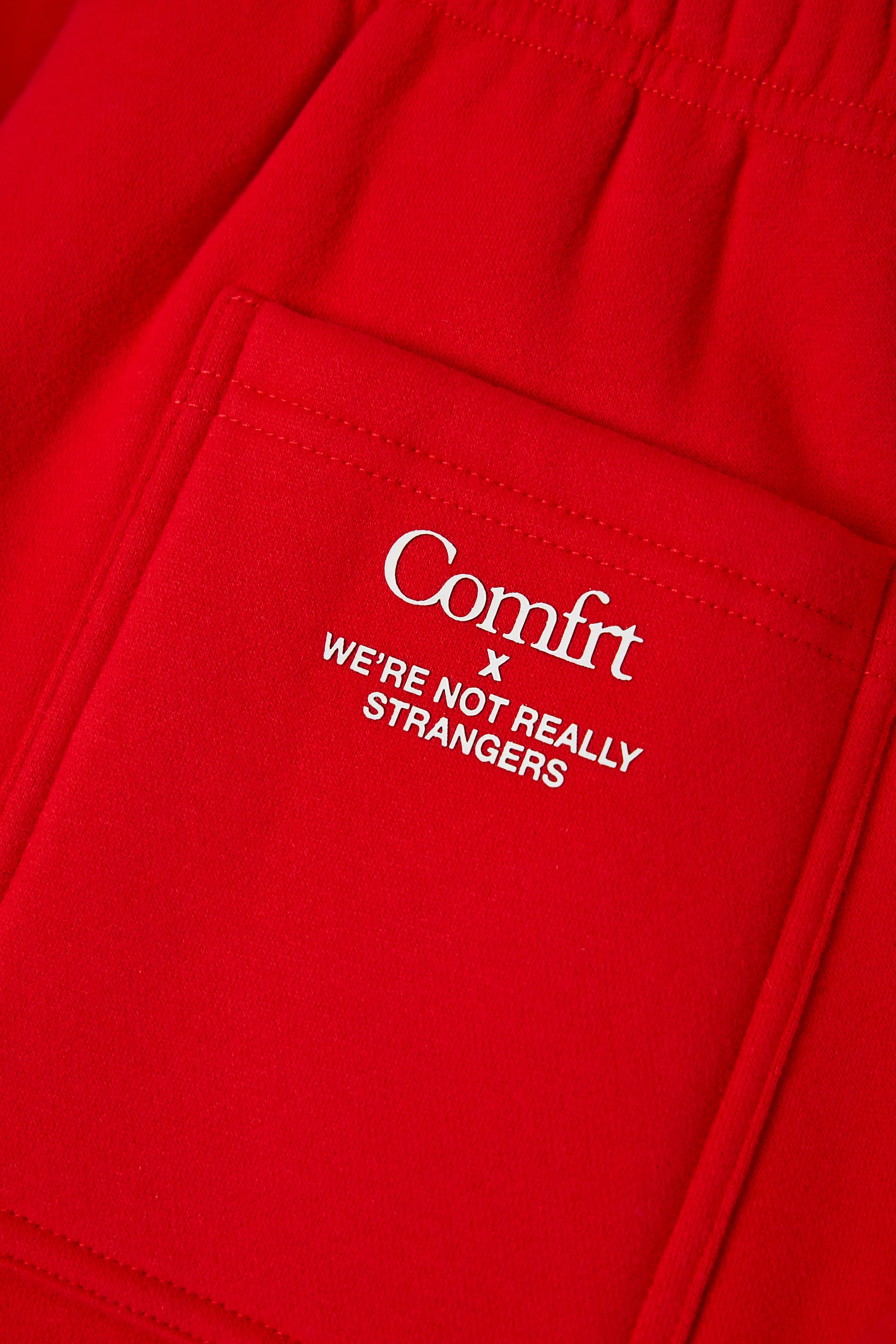 Comfrt x WNRS Sweatpants - Red - Image 4