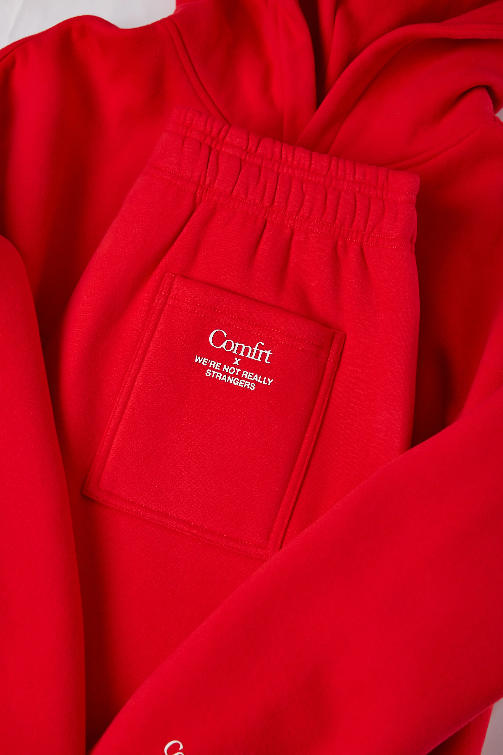 Comfrt x WNRS Sweatpants - Red - Image 5