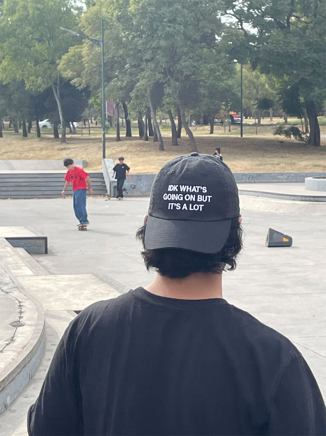 IDK What's Going On Dad Hat - Image 4