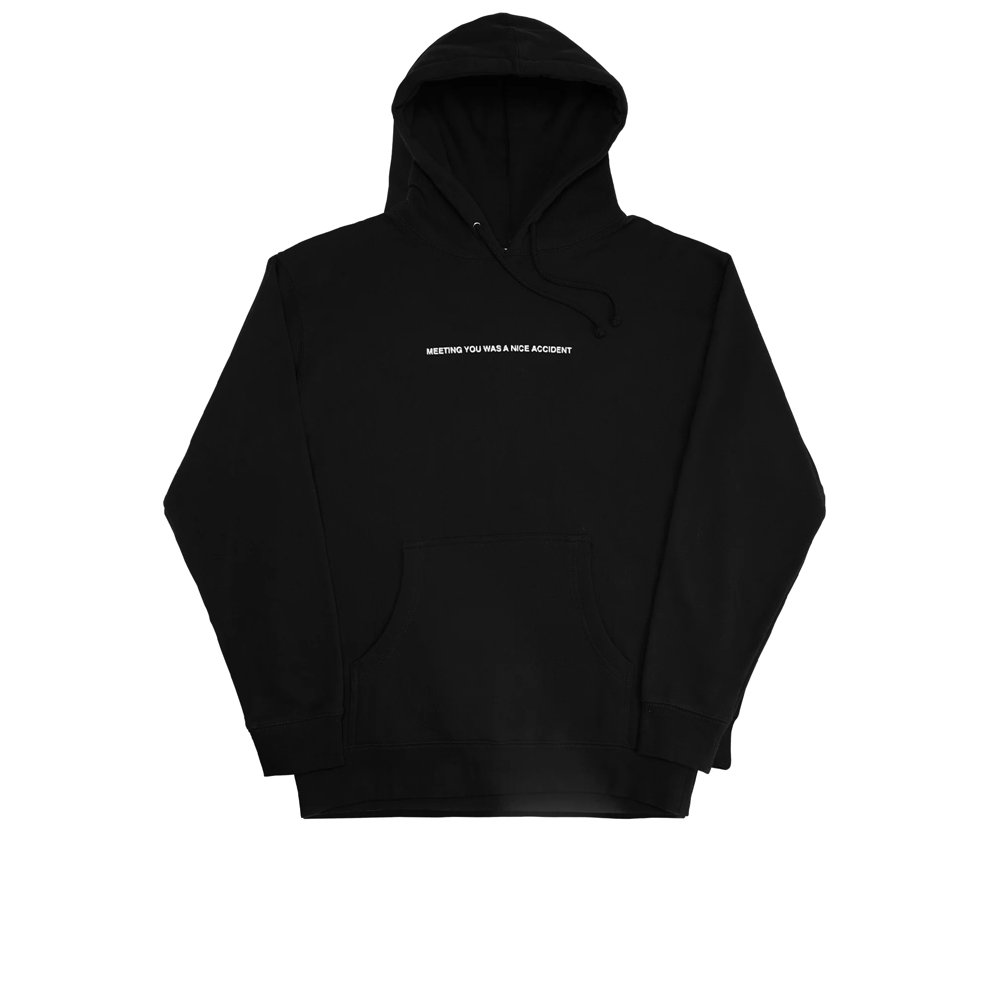 I'm So Happy We Met Hoodie - Black - Image 3