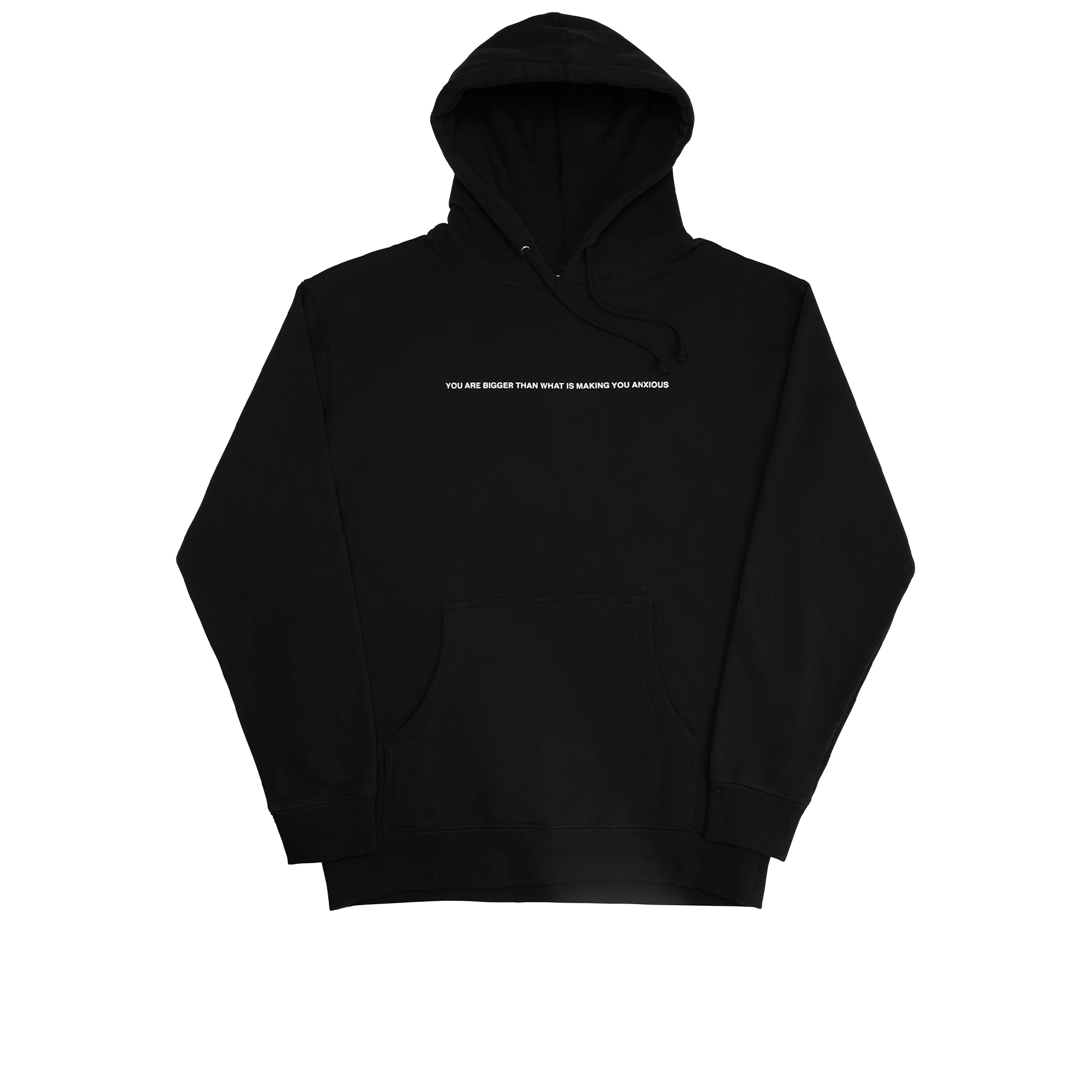 Your Anxiety Is Lying To You Hoodie - Black - Image 3