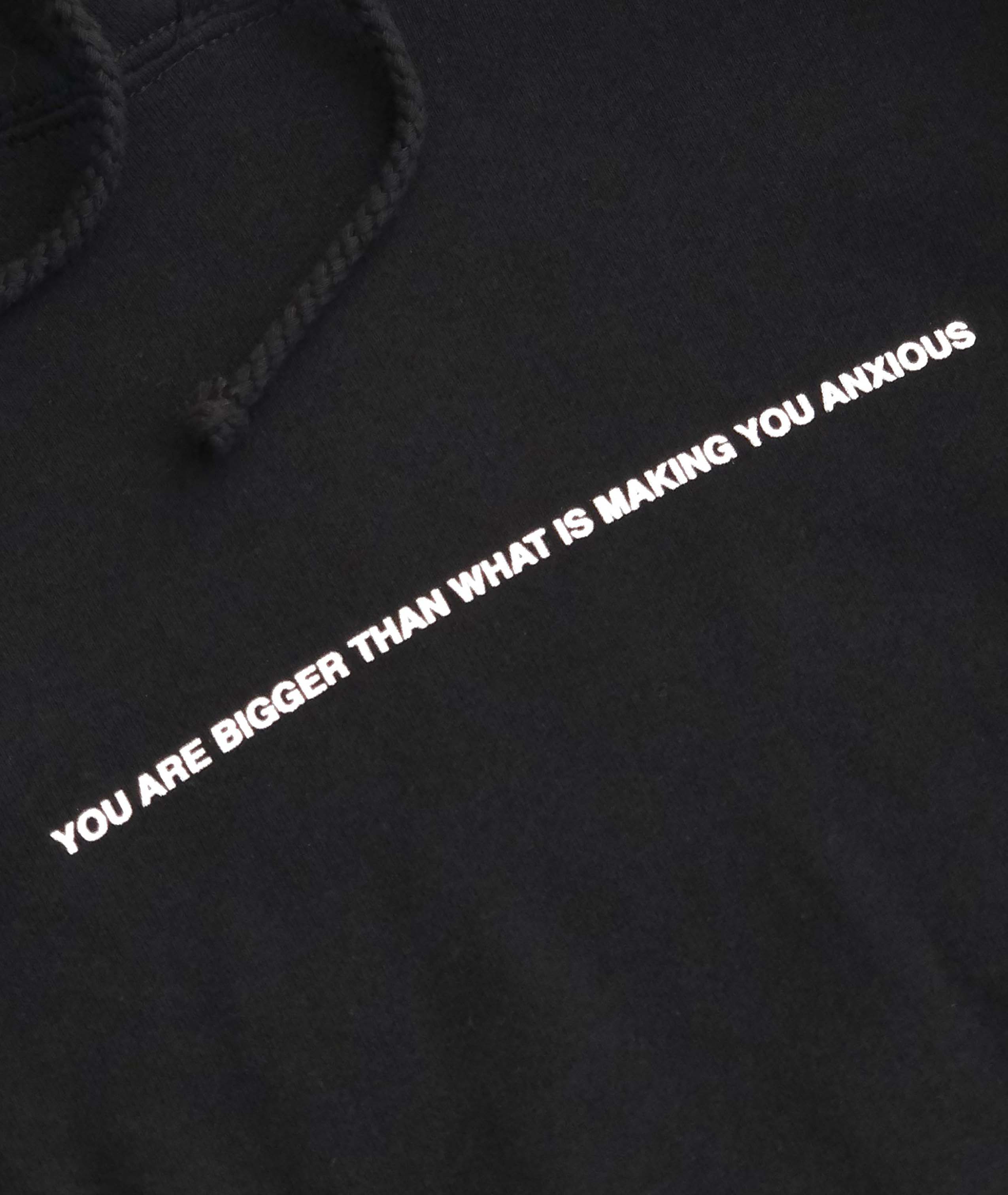 Your Anxiety Is Lying To You Hoodie - Black - Image 4